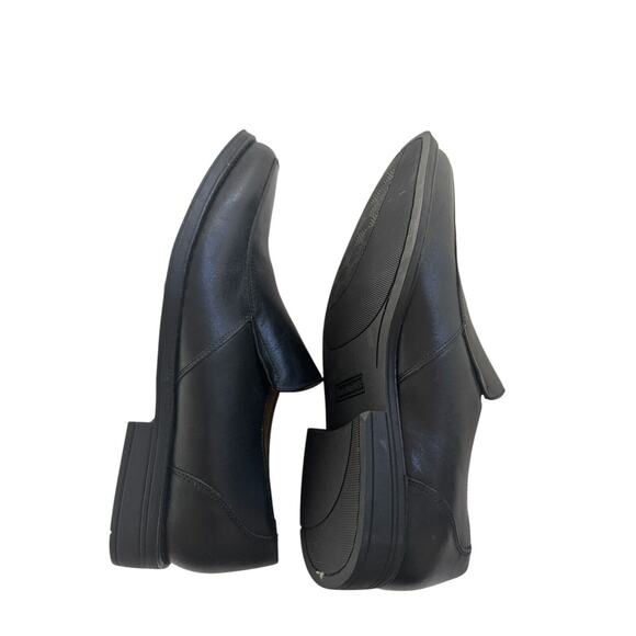 De La Rentis Men's Black Leather Loafers Size 9M Brazil Slip On Excellent #DR - Picture 7 of 10